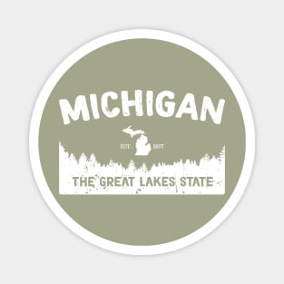 Michigan, The Great Lakes State Magnet